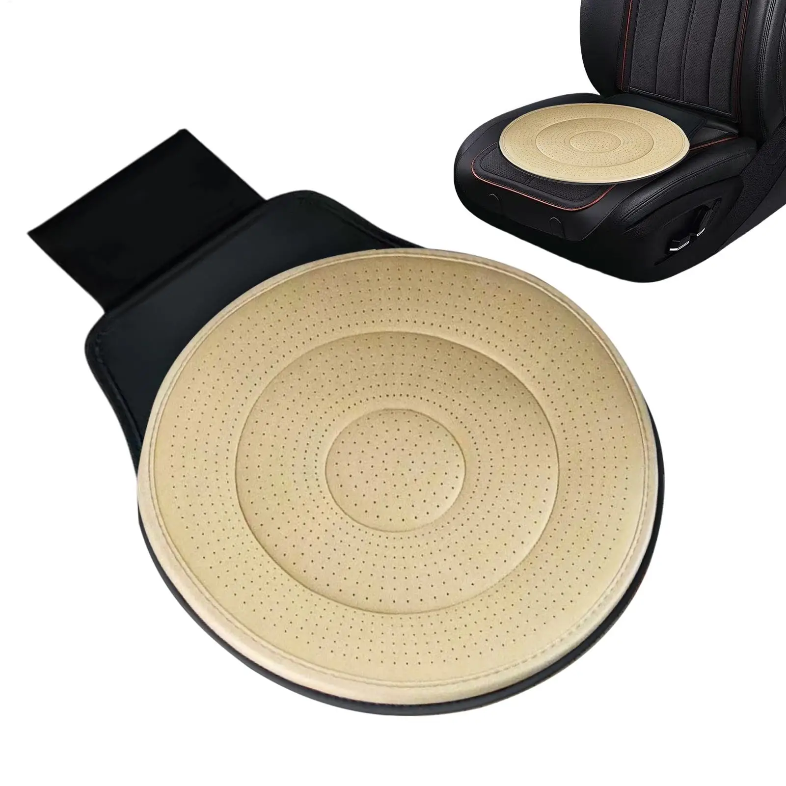 

Round Seat Cushions For Chairs 360 Degree Rotating Portable Lightweight Ergonomic Pad Round Seat Cushion For Offices Airplane