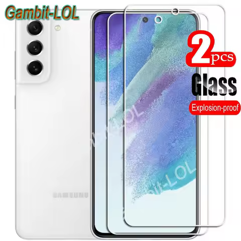 For Samsung Galaxy S21 FE 5G Tempered Glass Protective On S21FE G990E G990W 6.4Inch Screen Protector SmartPhone Cover Film