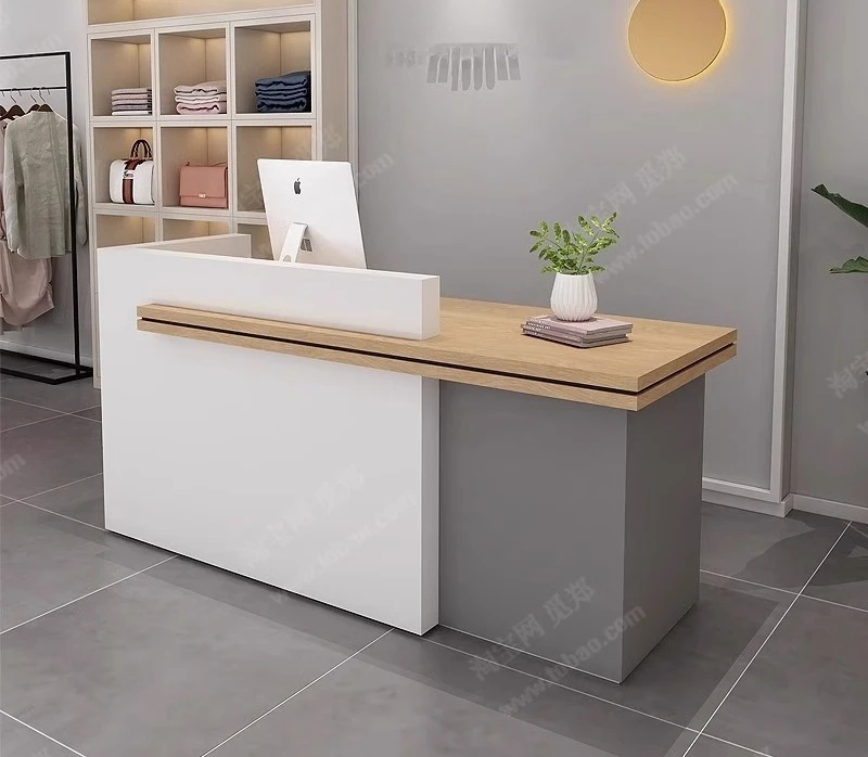 

Clothing store Small checkout page Counter Simple modern women's clothing store Bar Beauty salon Hair salon Reception desk
