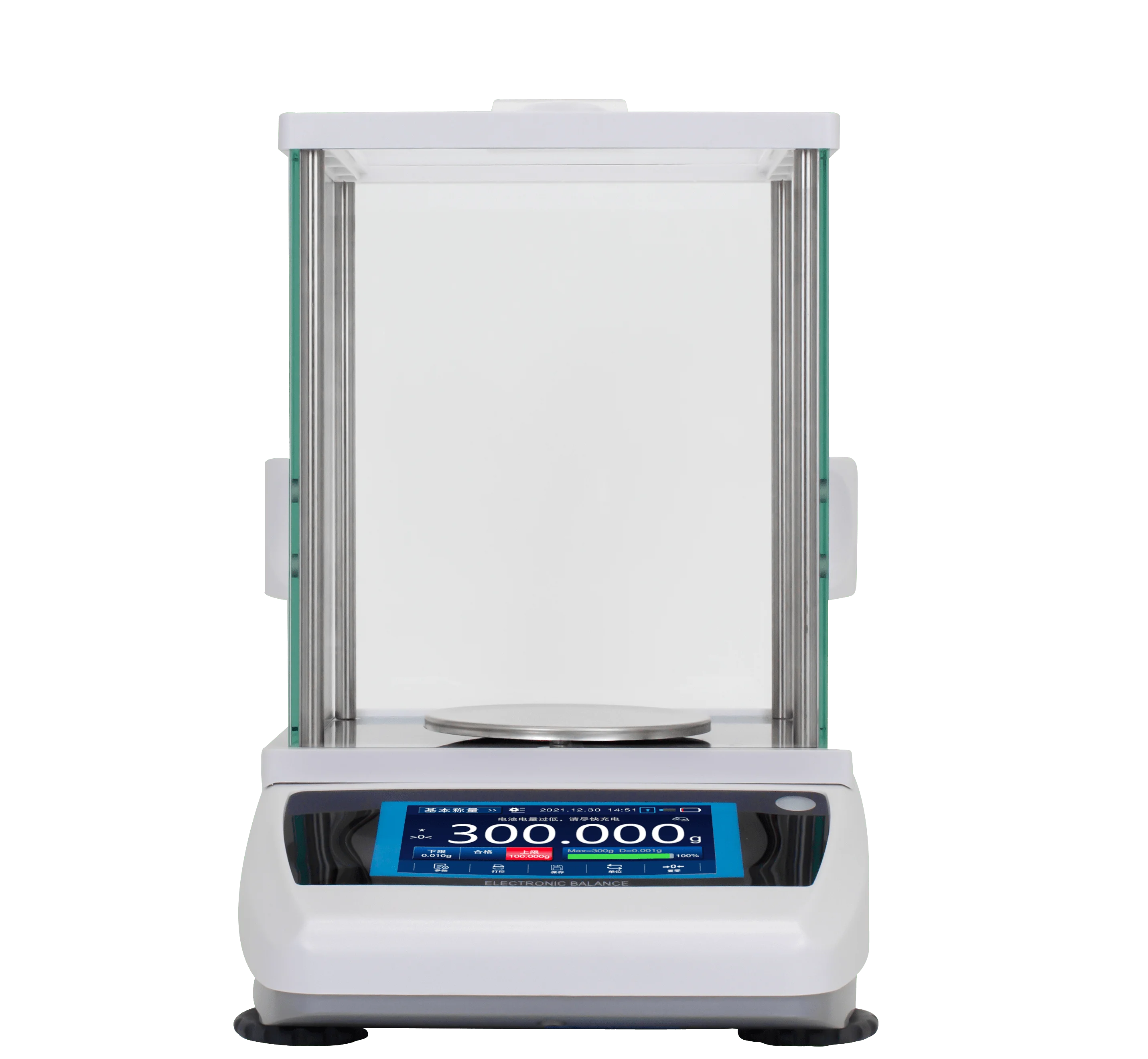 Analytical Balance High Precision touch screen 0.001g,1mg Accuracy Digital Electronic Lab Scale Round Tray 200g/300g