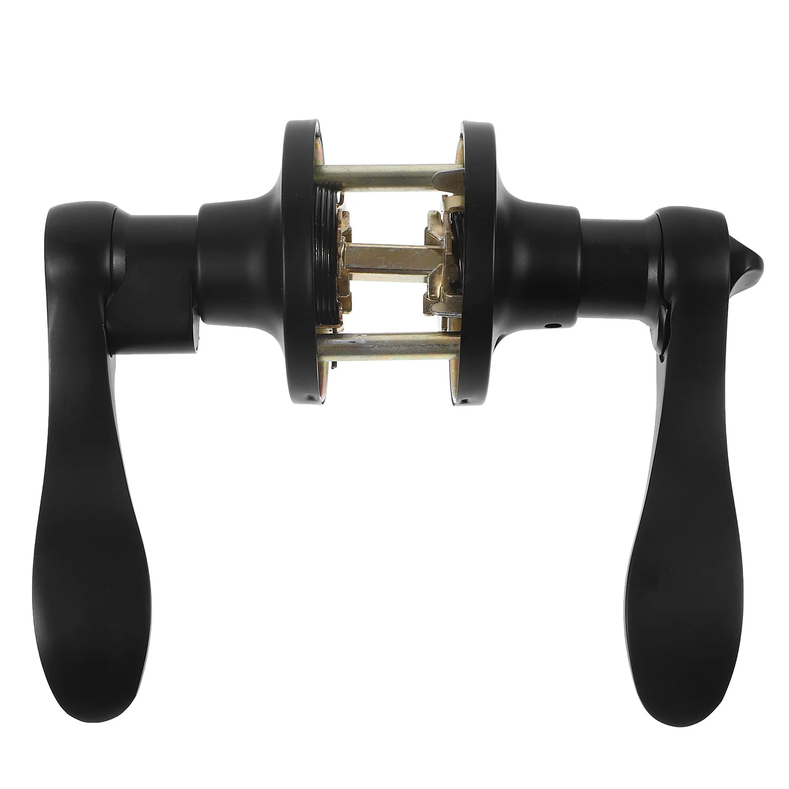 

1pcs Lever Handle With Lock Heavy Duty Bedroom Bathroom Interior Privacy Knob Durable Front Entry Door Handle For Home Office