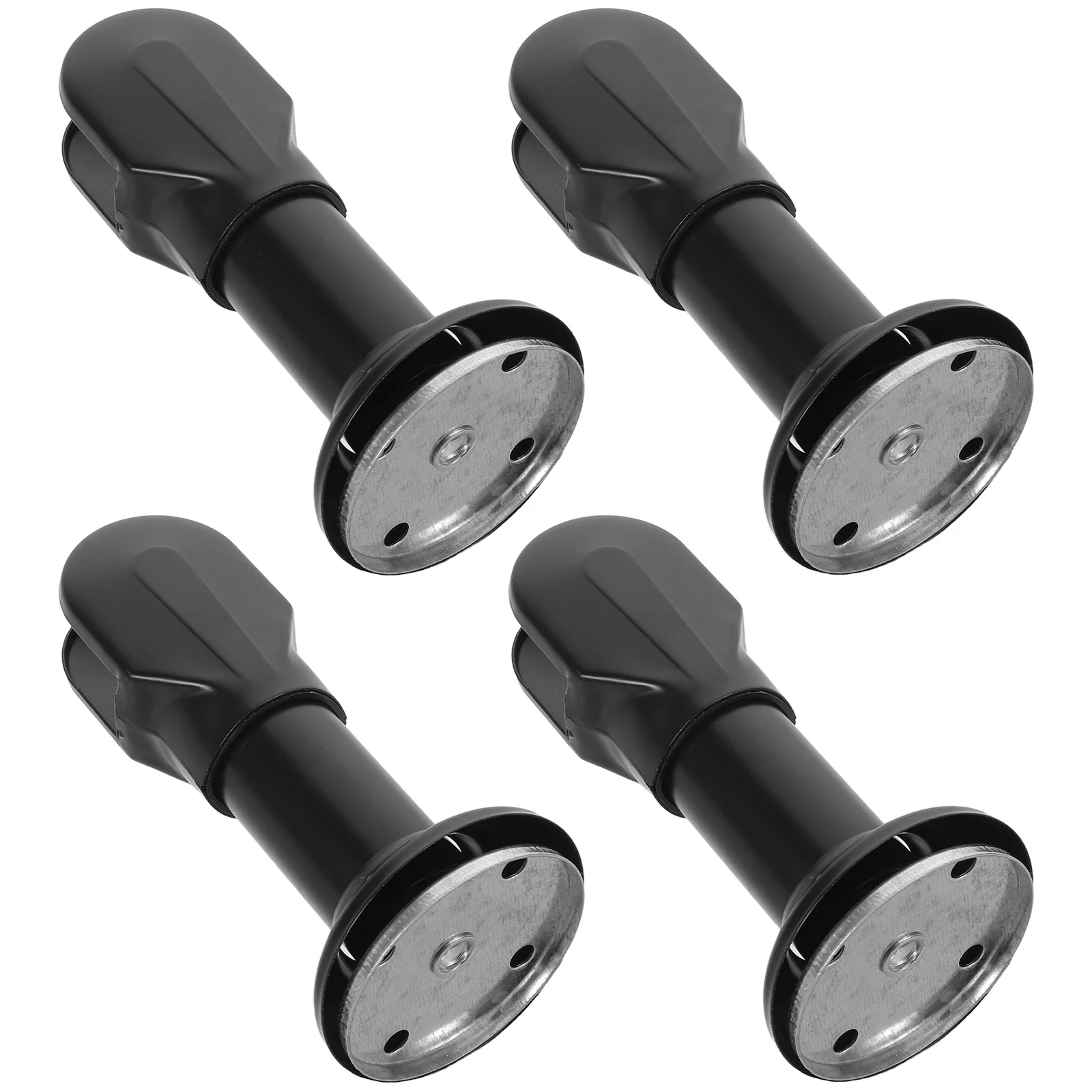 

4Pcs Bathroom Partition Brackets Stainless Steel Durable Heavy Duty Toilet Partition Foot for Public Restroom Hardware Support