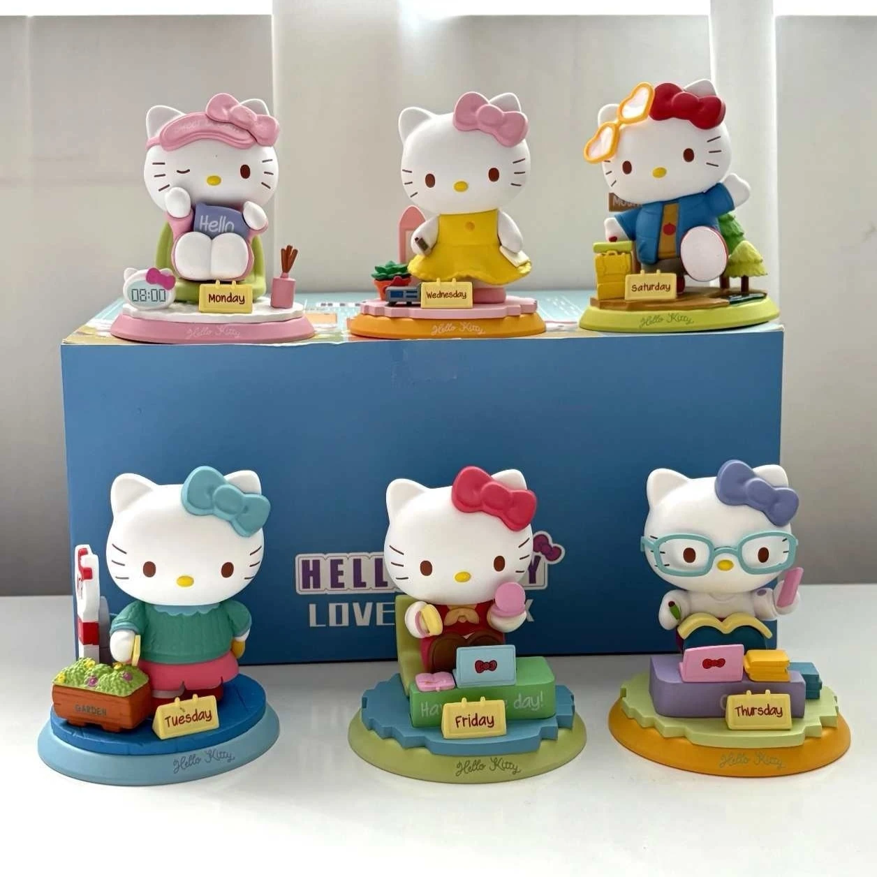 Kuromi – atelier de chocolat Dim Sum, série de magasin de gâteaux et desserts, boîte aveugle, Mini figurine d'action Kawaii, modèle décoratif, cadeaux Surprise pour filles