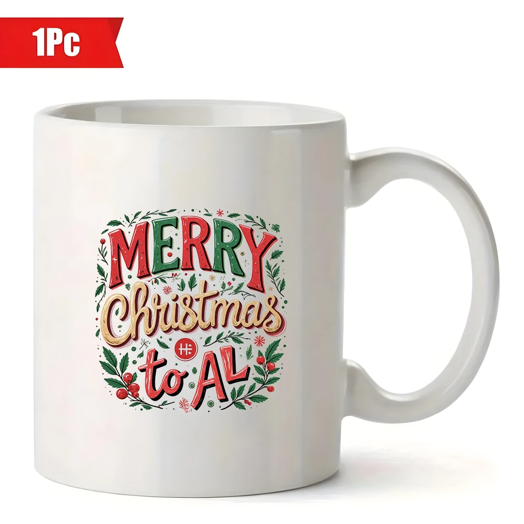 كوب عيد الميلاد 11 أونصة، كوب للعطلات المبهجة للأطفال، كوب للمشروبات الساخنة، كوب مكتب العائلة، هدية عيد الميلاد #2