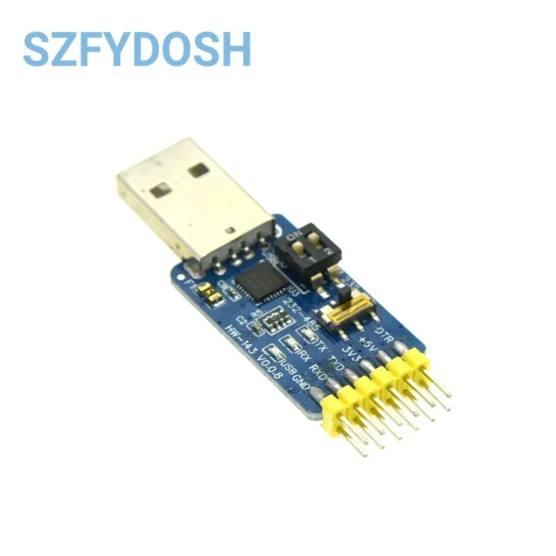 CP2102 USB-UART 6-in-1 Multifunctional(USB-TTL/RS485/232,TTL-RS232/485,232 to 485) Serial Adapter for Arduino