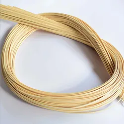 10 Meters 1.5mm Thickness Flat Bamboo Strips Students DIY Fish Light Crafts Handmade Weaving Repair Furniture Decor Material