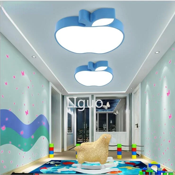 Colorful Apple Ceiling Lamps Kindergarten Hall  Children's led  Cartoon Early Childhood Education Garden  Childre