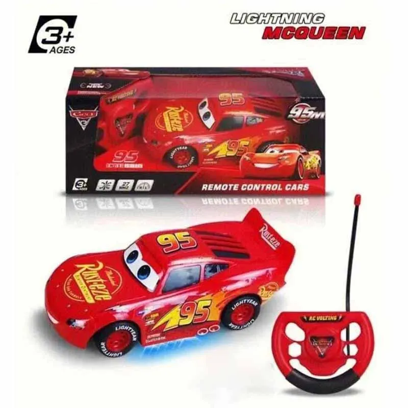 New Disney Pixar Cars 3 telecomando elettrico telecomando auto giocattolo Lightning Mcqueen Cartoon Car Sports Car Model giocattoli per bambini