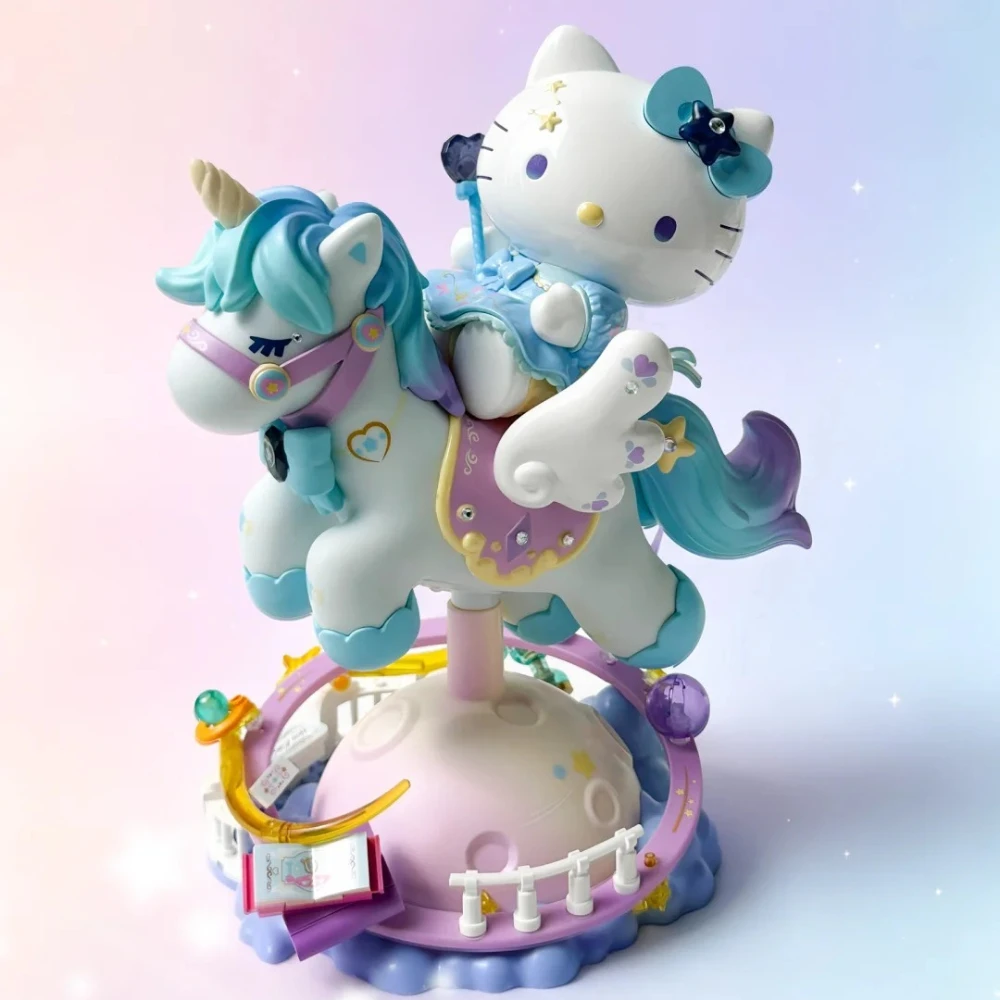 Конструктор TOPTOY Kitty Celestial Orbit: Большая фигурка, аниме-модель для сборки, светящееся украшение для рабочего стола, игрушка-подарок