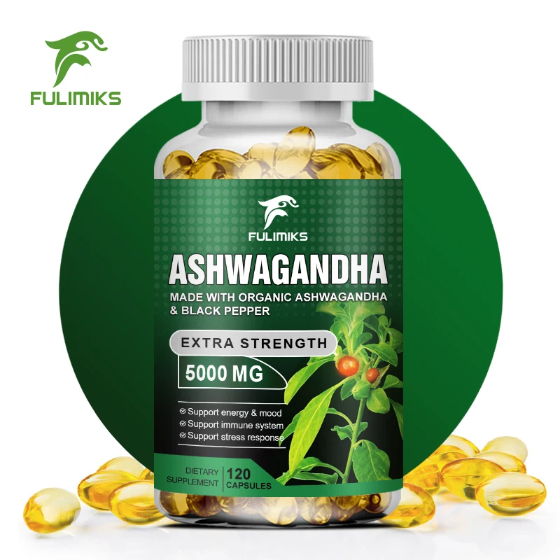 Made With Organic Ashwagandha to Enhance Energy, Strength, Stamina, Help Men and Women Relieve Anxiety And Stress