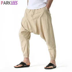 Pantalones bombachos de Yoga Hippie para hombre, ropa de chándal informal, Hip Hop, 3XL