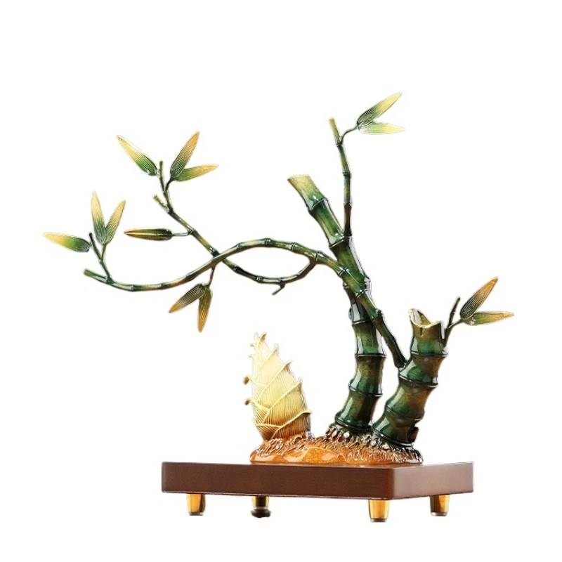 

Growing rich bamboo ornaments, home furnishing entrance office sends leaders housewarming gifts