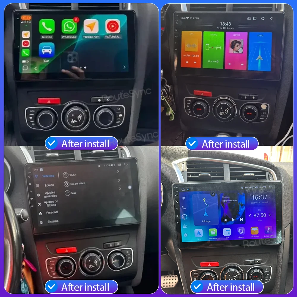 Android 16 pour Citroën C4 C4L - Car Radio Gps Navigation 10 Inch avis et prix