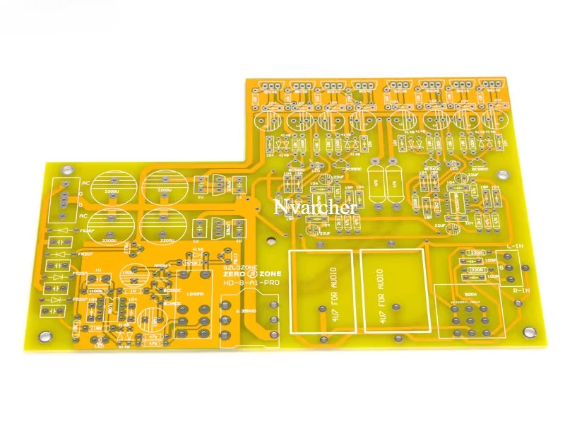 Reprodução clássica HD-8-A1-PRO amplificador de fone de ouvido PCB (versão de tubo paralelo A1 de dente branco de 3a geração)