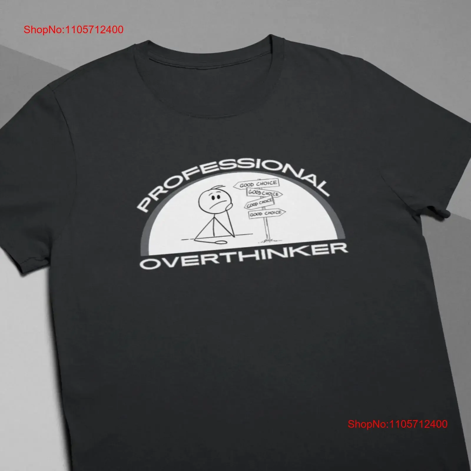 Professional Overthinker T Shirt vintage Washed streetwear Stylish homme Soft fashion Comfortable Top For Everyday Wear