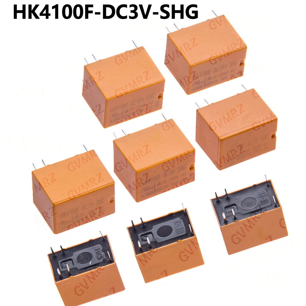 Relay HK4100F-DC3V-SHG 12V/24V HK4100F-DC12V-SHG HK4100F-DC5V-SHG 6 pin 3A 3V / 5V / 9V HK4100F-DC24V-SHG