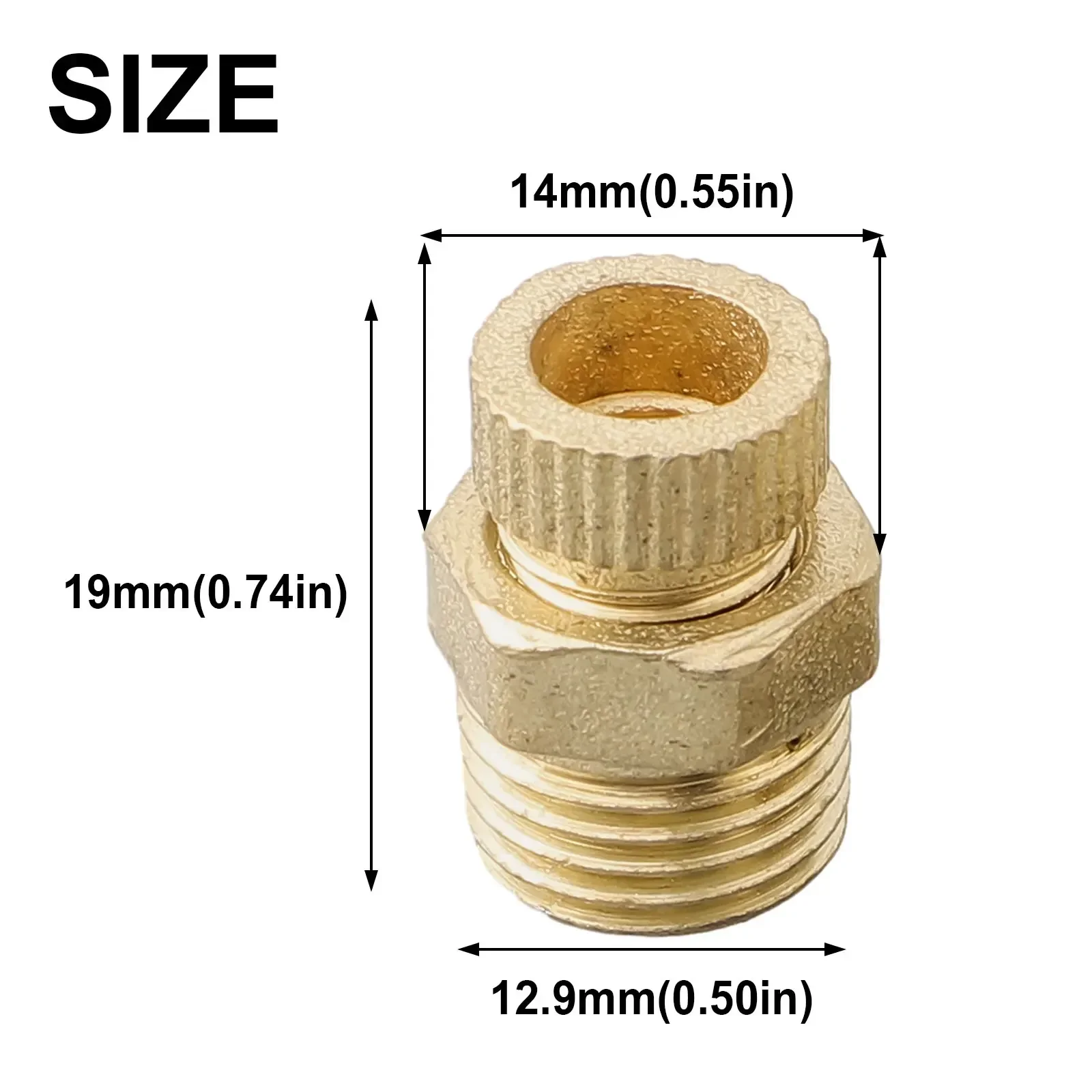 2pcs Air Compressor Brass Drain Screw Silent For Air Compressor Drain Valve Replacement Screw Small Air Pump Tools Accessories