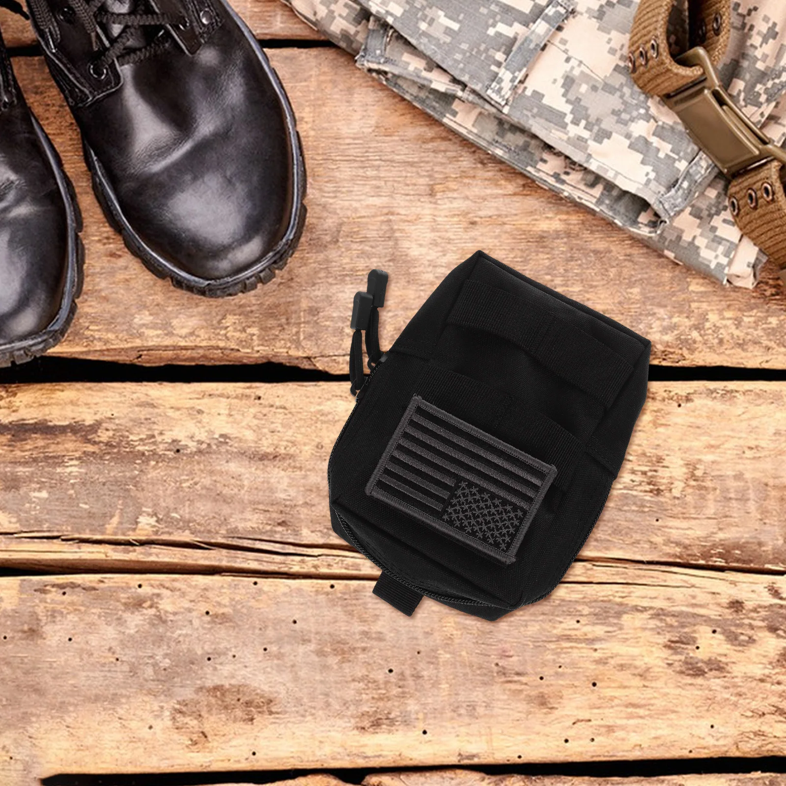 

Waterproof Compact Lightweight Belt Accessories for Hiking Camping Travel Black Small