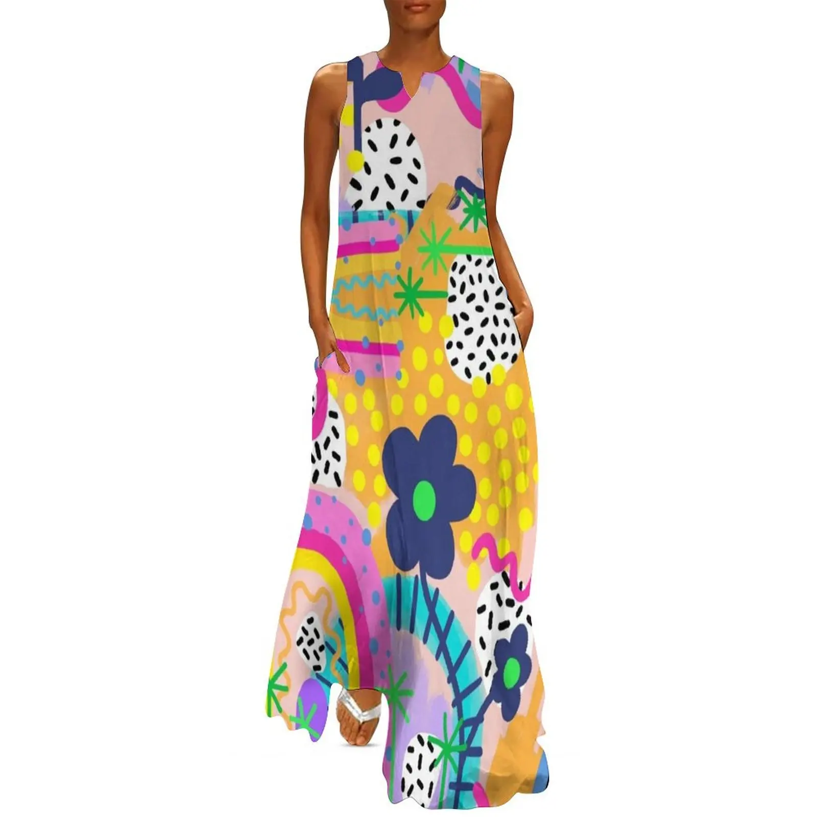 Rainbow of Hope Long Dress womens dress women