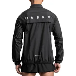 Gym Men's New Hooded Training Sport Shirt Hat Zipper Elastic Running Jackets Fitness Reflective Sports Clothing Top Sportswear