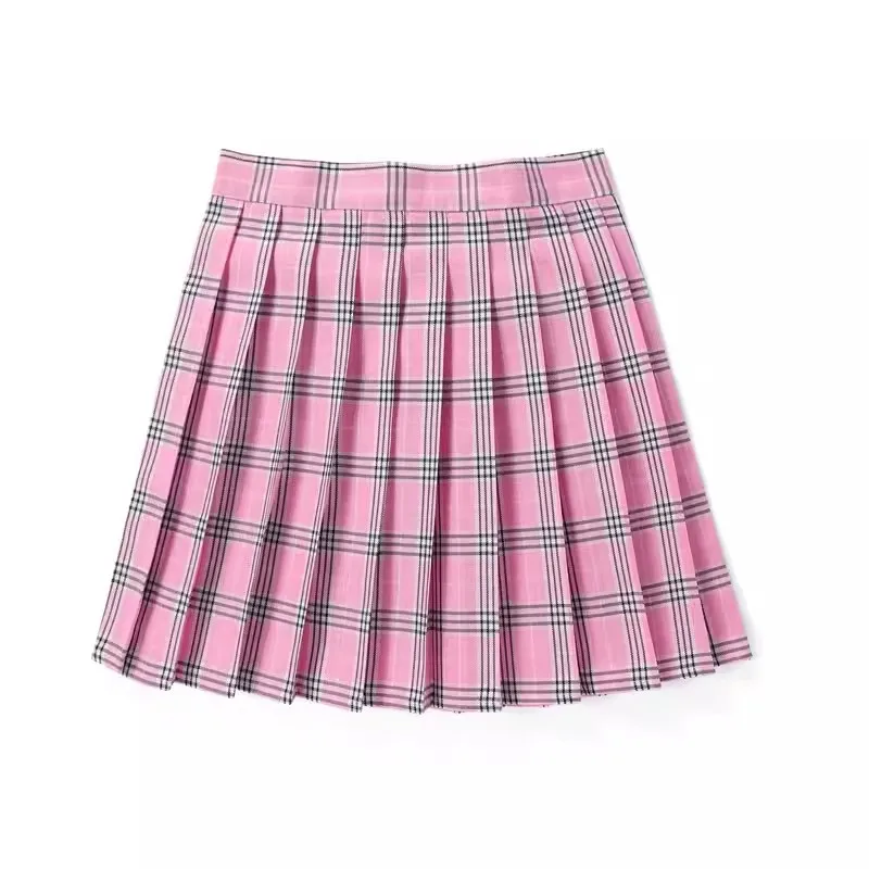 XS - 5XL High Waist Skirt Ladies Summer Clothes Women's A Line Harajuku Korean Black Mini Pleated Skirt For School Girl Uniform