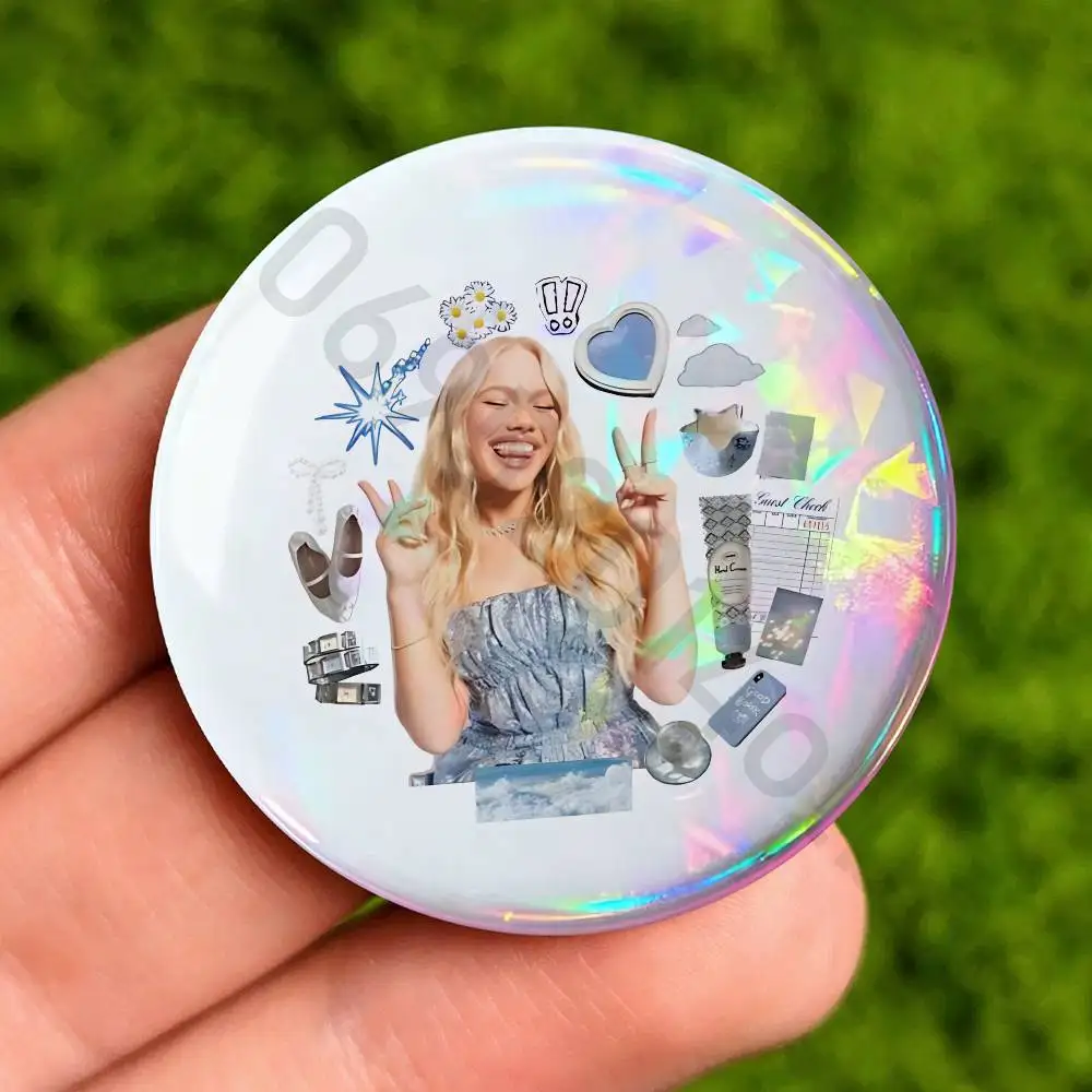 F-Freya S-Skye 58mm Badge Brooches on Backpack Clothes Handmade Round Enamel Pins