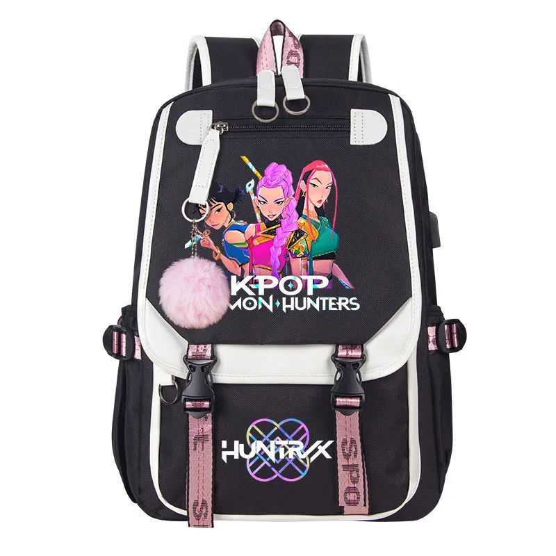 

KPop Demon Hunters School Bags for Student Teens Girls Girls Backpack Women Laptop Backpack Outdoor Travel Bagpacks High Quality