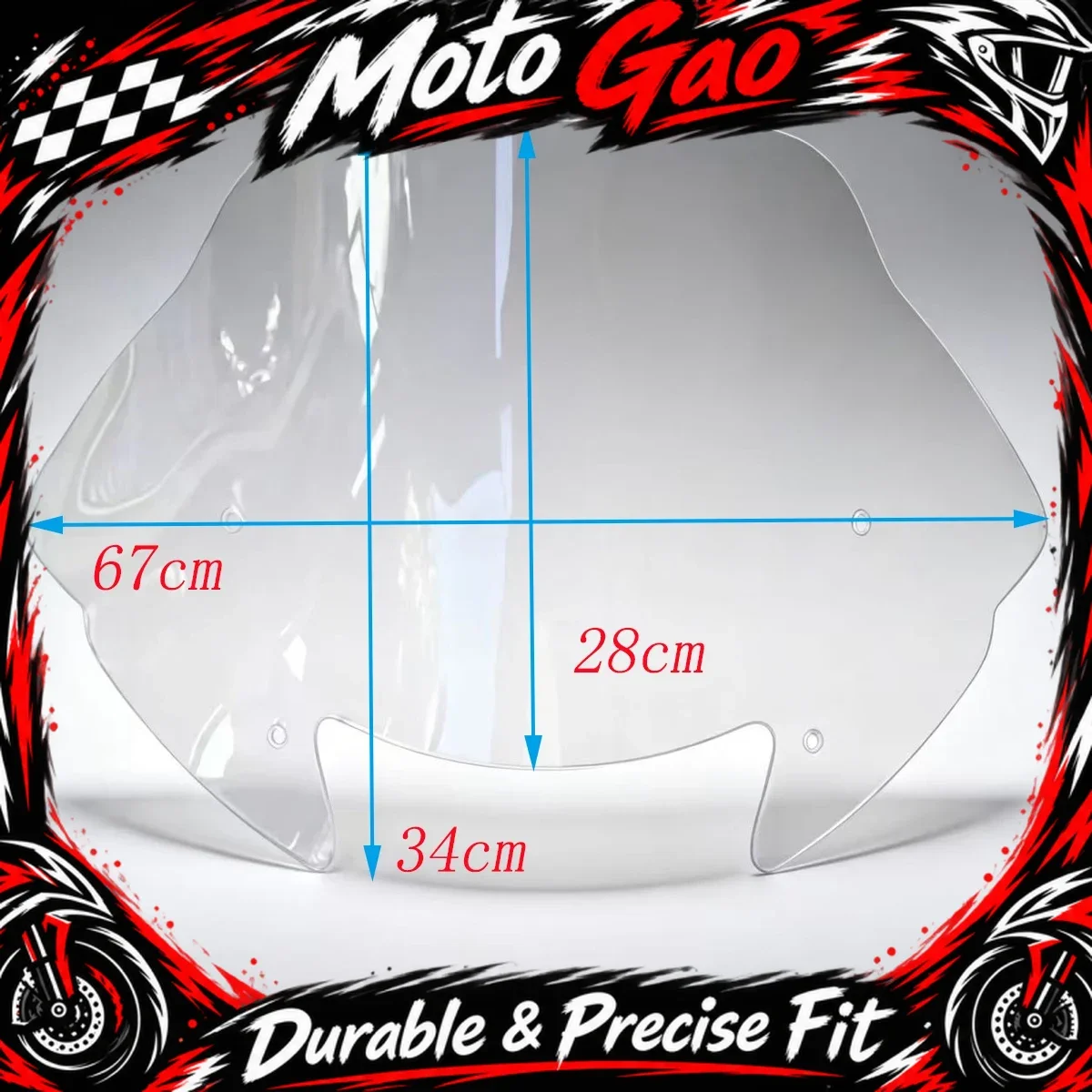 Fit For Polaris Victory Cross Country Motorcycle Accessories Lens Glass Front Windshield Modification Windshield Height Increase