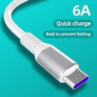 Kiki Shoot 6a Super Fast Charging Data Cable 4.0 Charging Cable For Huawei Xiaomi Type-c USB 1m Fast Charger Cables Data Cord