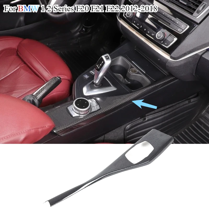 For BMW 1 Series F20 F21 116I 118I 12-18 2 Series F22 F23 ABS Carbon Fiber Multimedia Panel Decoration Stickers Car Accessories