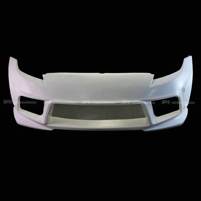 For  fiber glass car parts for 09 onwards 370Z Z34 WBS Style Front Bumper