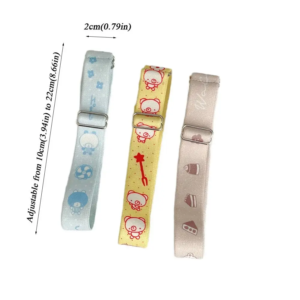 Kawaii Adjustable Notebook Elastic Strap Elastic Cartoon Journal Anti-Bulging Band Binder Strap for A7/M5/A5 Planner Notebook view 6