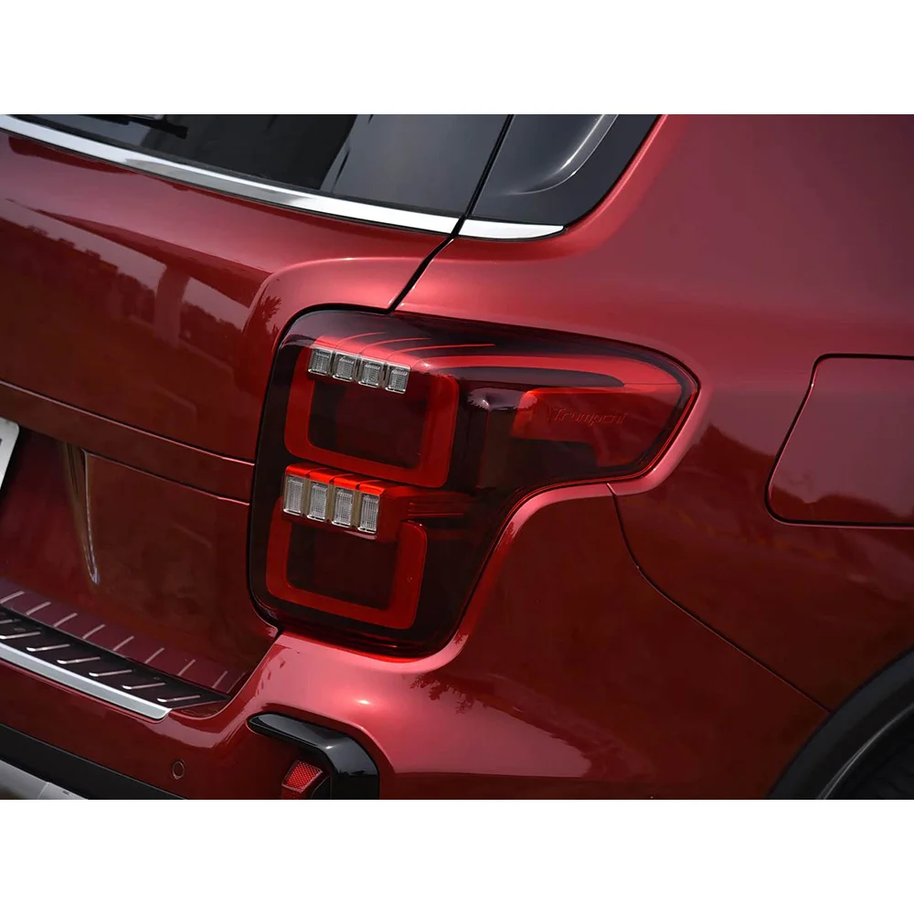 For Trumpchi GS8 2017-2021 Car Accessories Rear Taillight Shell Tail Lamp Cover Brake Lights Mask Replace The Original Lampshade 6