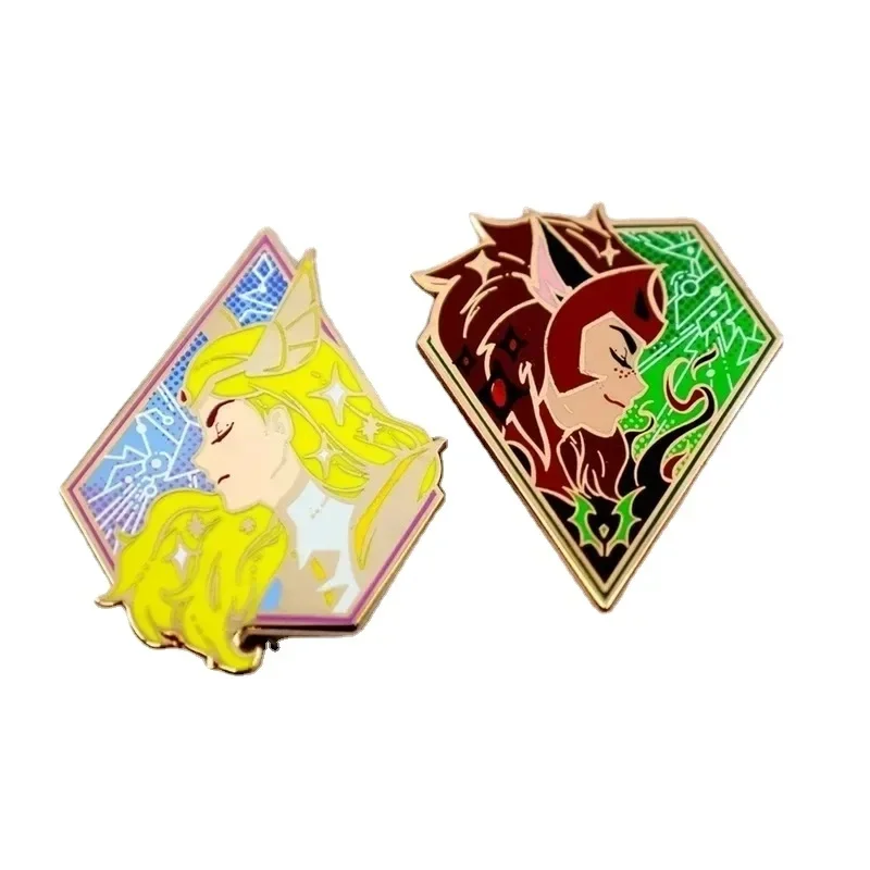 She-Ra Hard Enamel Pin Princess of Power Sword Catra Adora Badge Accessory Nostalgia Medal Brooch Unique Jewelry Gift