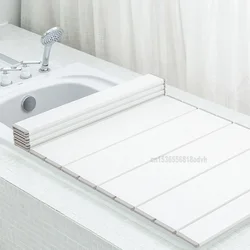 Folding Insulation Cover for Bathroom, Bathtub Storage Rack Board, Dust Bath Tub Lid, Foldable Board