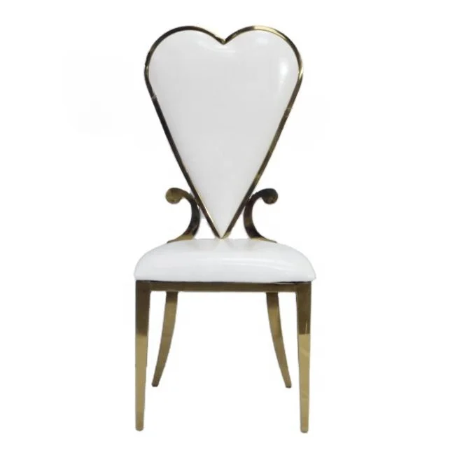 for YHY-N-016 New Style White Romantic Love Shaped Wedding Conference Chairs for Events