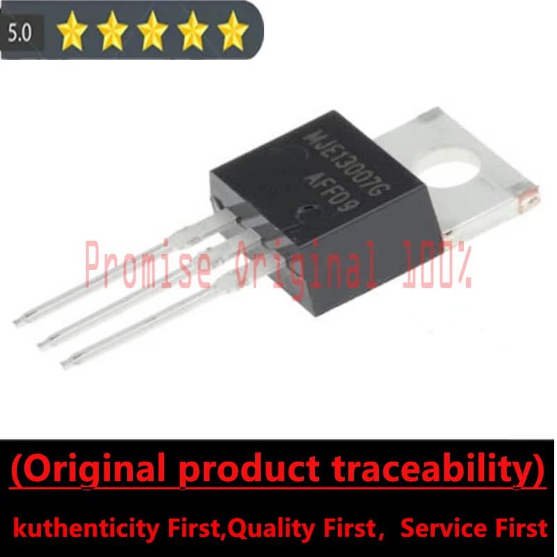 

Promise to Original 100% Imported MJE13007G TO-220 8A 400V NPN Power Transistor