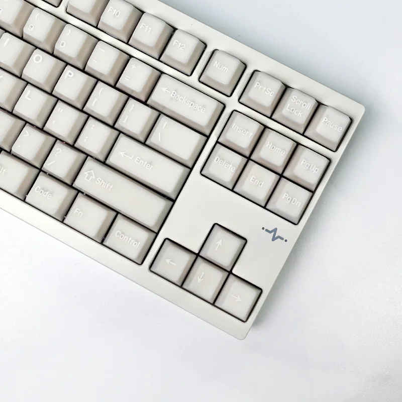 

Колпачок для клавиш из белого мрамора 174, двухцветный формовочный материал, оригинальный заводской высокоминималистичный материал PBT, полный набор механических устройств