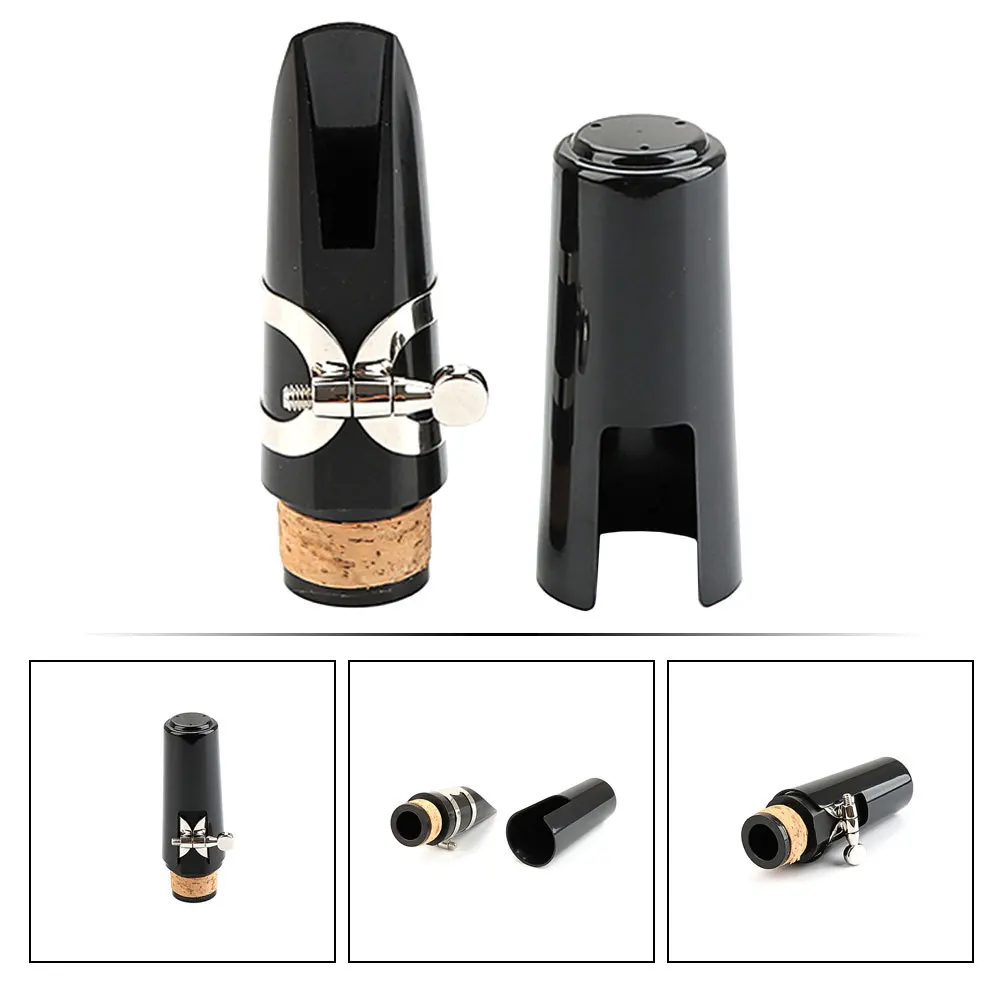 

Mouthpiece Plastic Clarinet Pitch Flat Clarinet Replacement Part Woodwind Instrument Accessory Enhance Tone