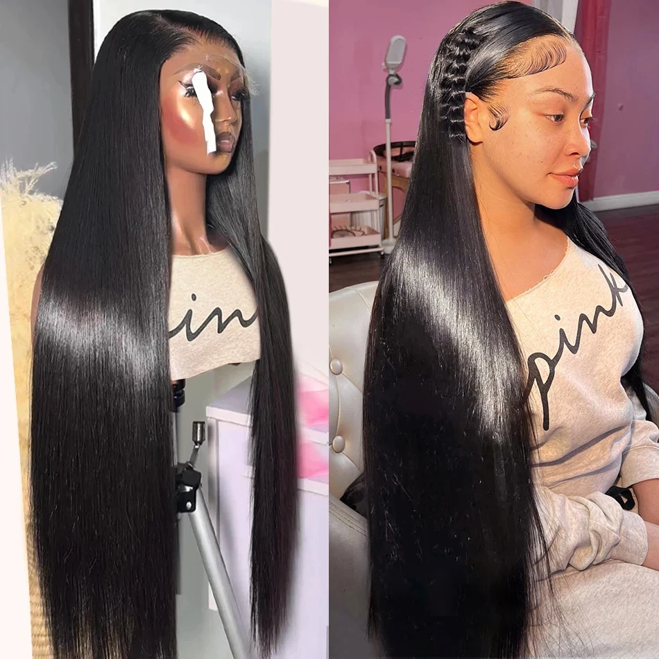 

Straight Glueless Frontal Wig Human Hair Brazilian Ready To Wear 4x6 Pre Cut Lace Closure Wigs 360 Lace Front Wig For Women