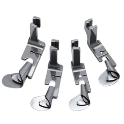 1 PC Industrial Sewing Machine Curved Hemming Foot Silk Chiffon Skirt Crimping Presser Foot Hem Pull Tube Presser Foot