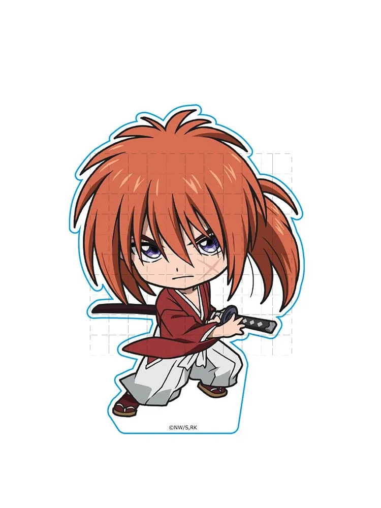 Game Sagara Sanosuke Myoujin Yahiko Shinomori Aoshi Himura Kenshin Acrylic Stand Doll Anime Figure Model Plate Cosplay Toy Gift