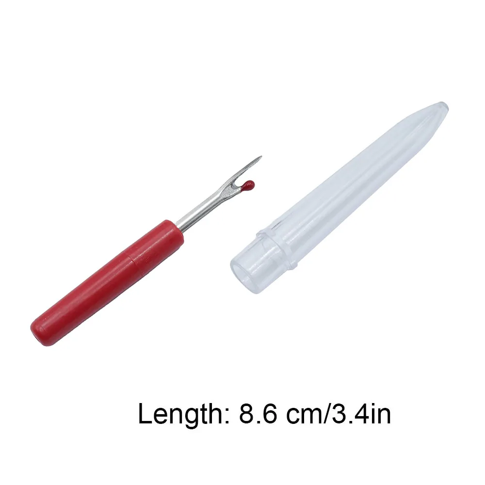 4 Pcs Stitch Remover With Plastic Handle Craft Thread Cutter Cross Seam Ripper Pointed Thread Remover DIY Needlework Sewing Tool