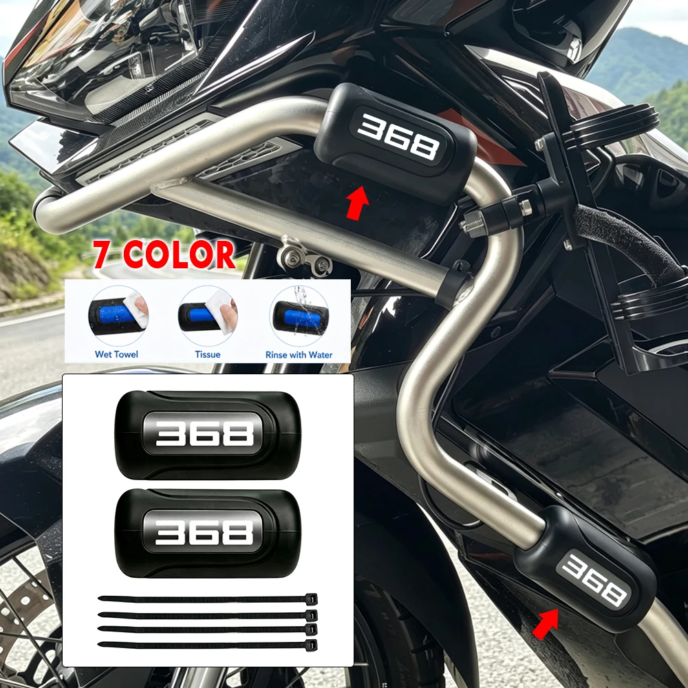 1/2PC For ZONTES 368G ZT368G 368E 368M 368K 368 G 368D Engine Protection Bumper Protection 22MM 25MM FOR ZONTES Motorcycle