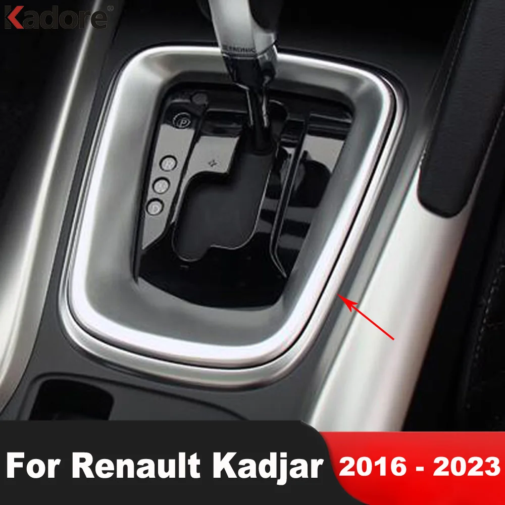 Interior Accessories For Renault Kadjar 2016-2018 2019 2020 2021 2022 2023 Car Center Console Gear Shift Box Panel Cover Trim