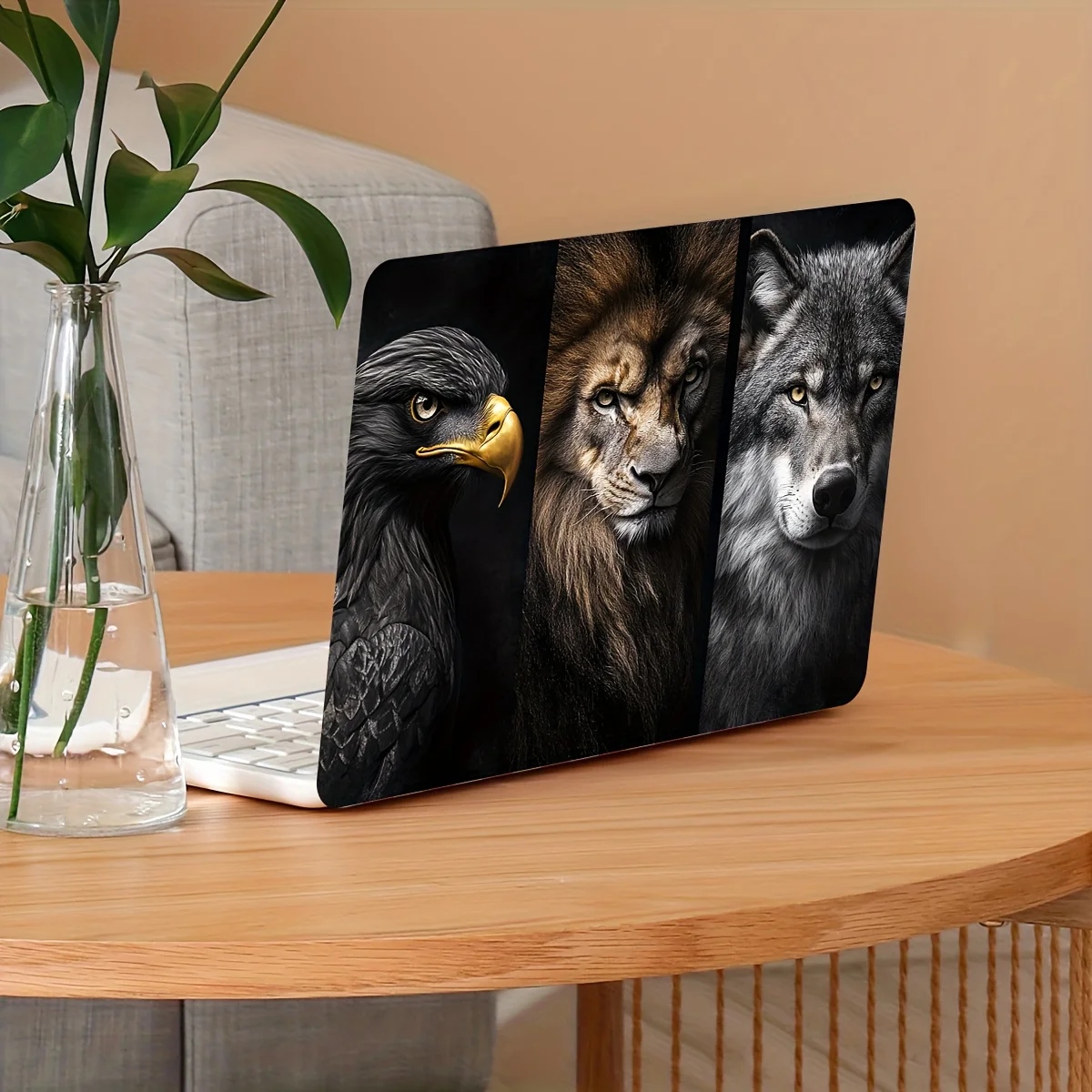 Adesivos de vinil para capa de laptop, 2 peças/set, capa de arte diy resistente a arranhões, adesivos universais de pele de netbook, laptop não reutilizável