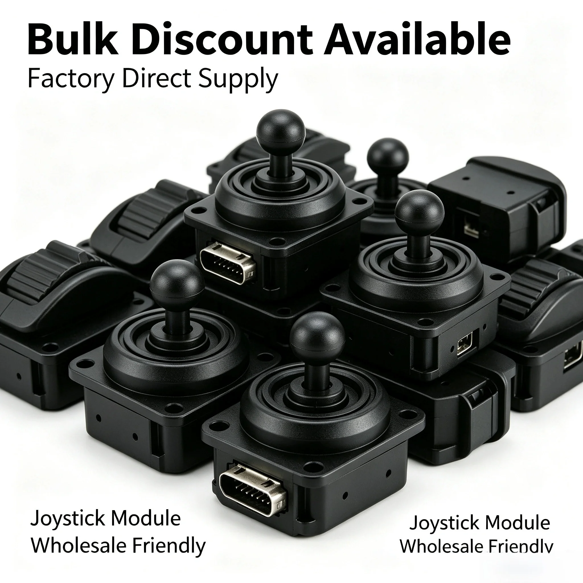 Hall Thumb Joystick SMC103C Single‑Axis Controller DC5V 0.5‑2.5‑4.5V Dual Channel Same/Cross Direction For Industrial Equipment