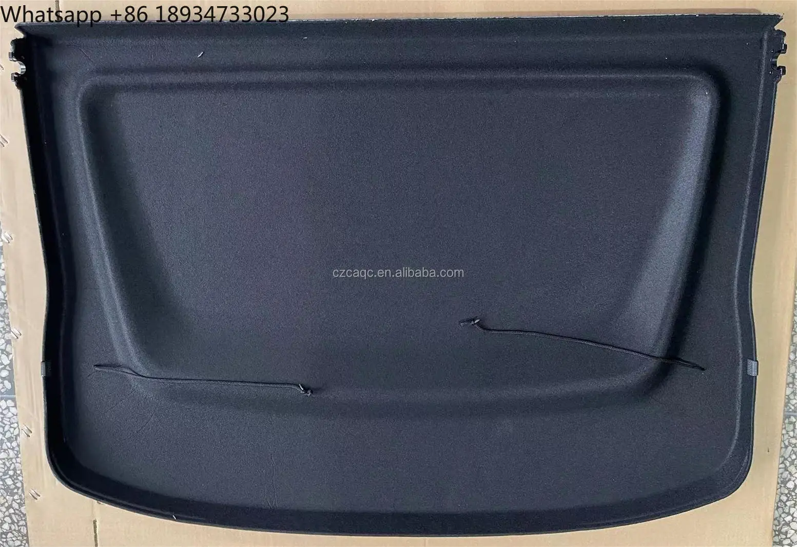 جديد وصول قطع غيار السيارات الخلفي حمولة حقيبة السيارة غطاء واقي أحذية بلاستيك غطاء الطرود الرف لشركة فولكس فاجن ID.4 ID4 2021-2024 11A867769 87A الأصلي #3