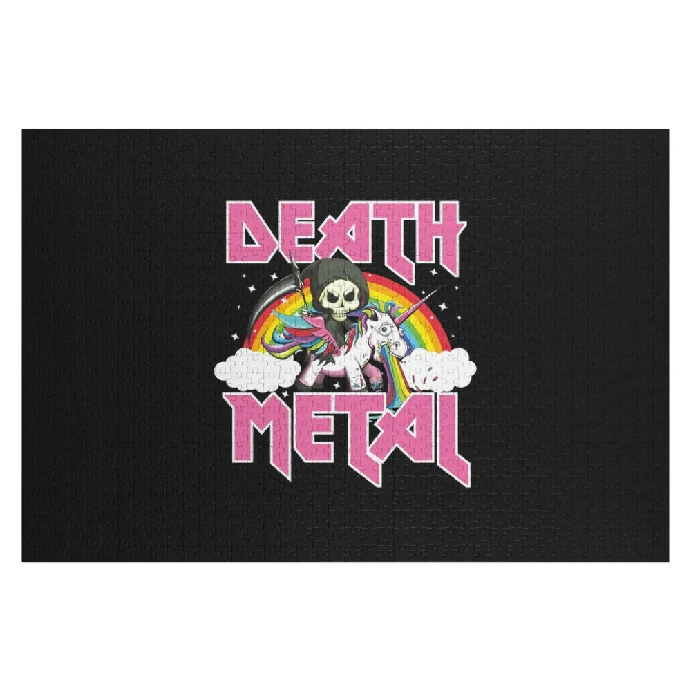 Death Metal Rainbow Jigsaw Puzzle Anime Custom Wooden Gift Baby Toy Scale Motors Puzzle