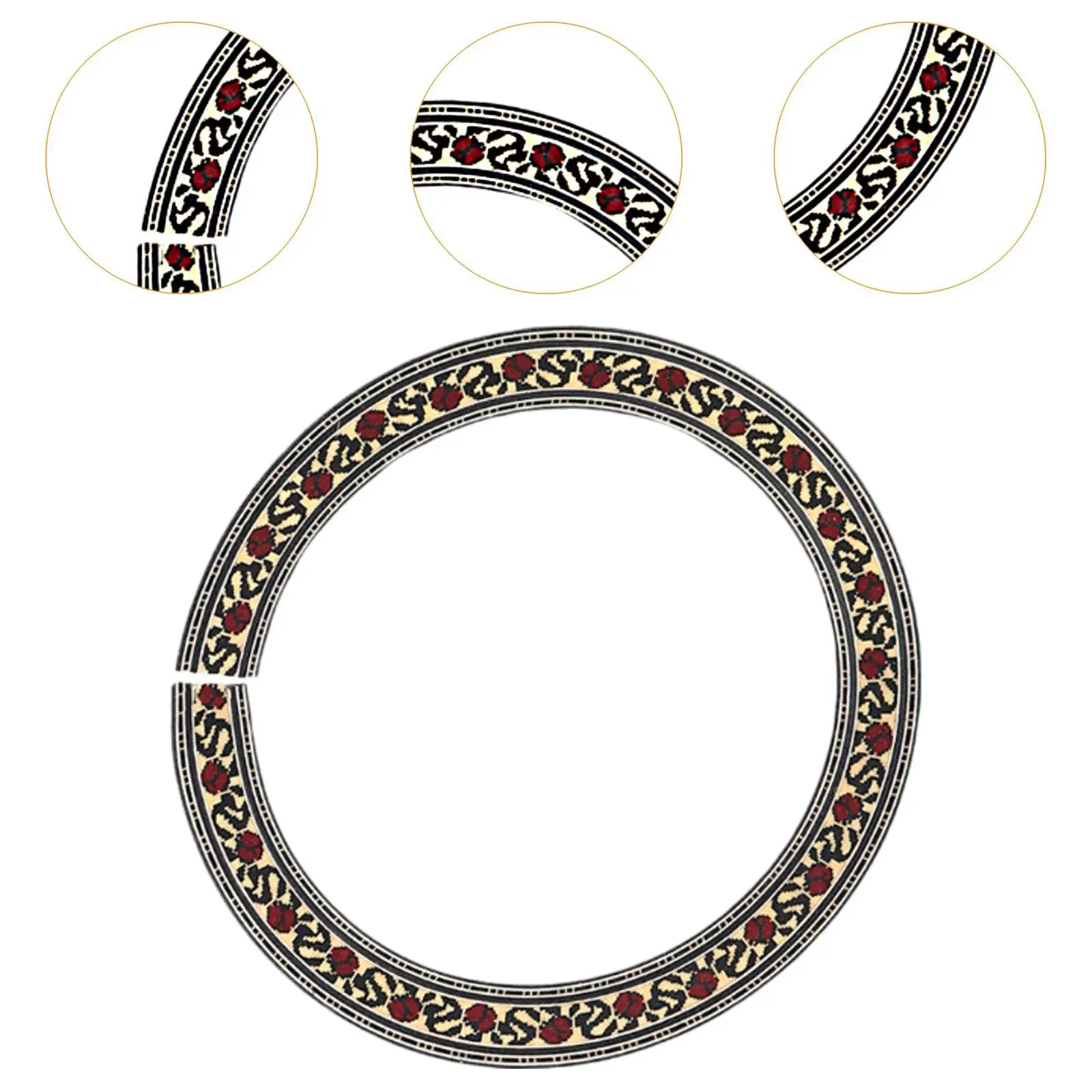 Guitar Rosette Decal Decoration Decorative Supplies Rings Guitar Accessories image 5